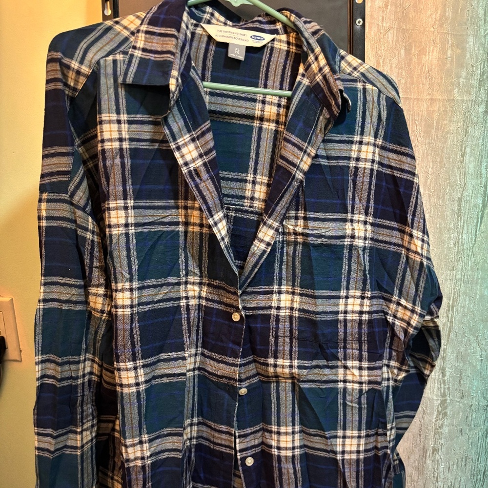 Blue Flannel - Old Navy
